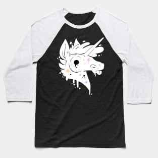Starry Unicorn - Light Baseball T-Shirt